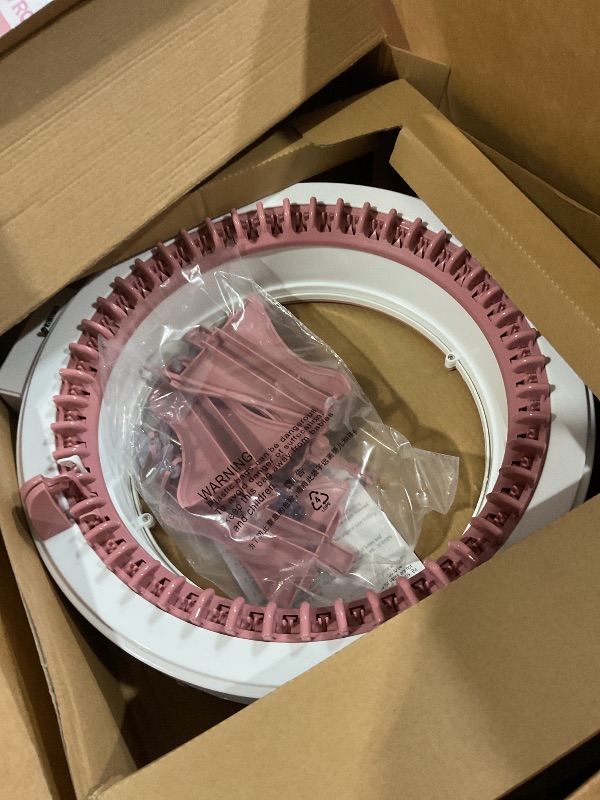 Photo 1 of (See all images)SENTRO Knitting Machine 48 Needles, Smart Knitting Crochet Machine, Double Knit Loom Machine Kit,Knitting & Crochet Kit for Beginners