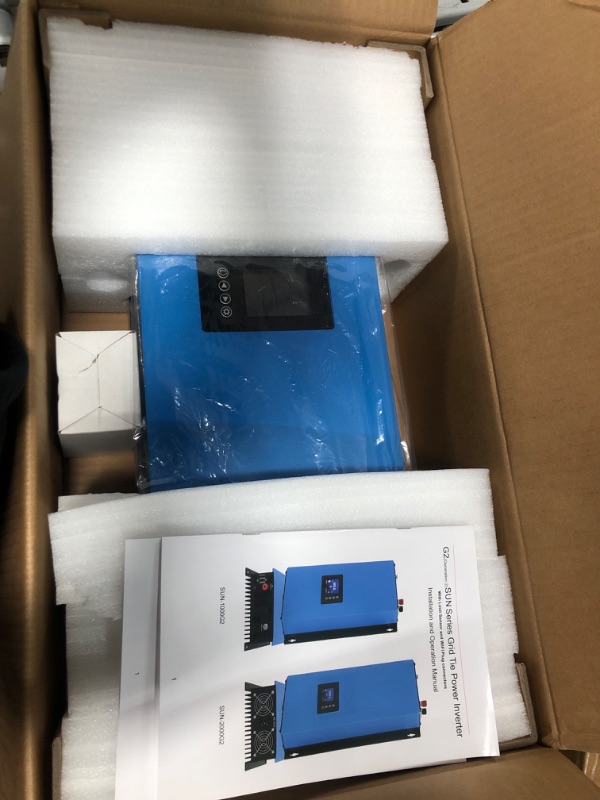 Photo 1 of Y&H 2000W 2KW Grid Tie Inverter Power Limiter LCD Display DC60-110V Solar Input AC185-265V Output PV System SUN-2000GTIL2-T