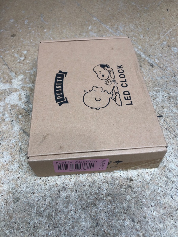 Photo 1 of Gpel Peanuts Snoopy Digital Clock, Desk Clock, LED Clock, Snoopy Clock, Kids Alarm Clock, Snoopy LED Clock, Mirror, Adjustable Brightness, Snooze, Dual USB Port, Silent Clock [Official License]