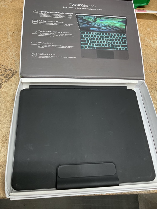 Photo 1 of typecase Keyboard Case for iPad Pro 13-inch (M4) 2024,Magic Keyboard with 11 Colors Backlight for iPad Pro 13,Keyboard Case with Pencil Holder,Multi-Touch Trackpad, Easy-Set Magnetic Stand,Black