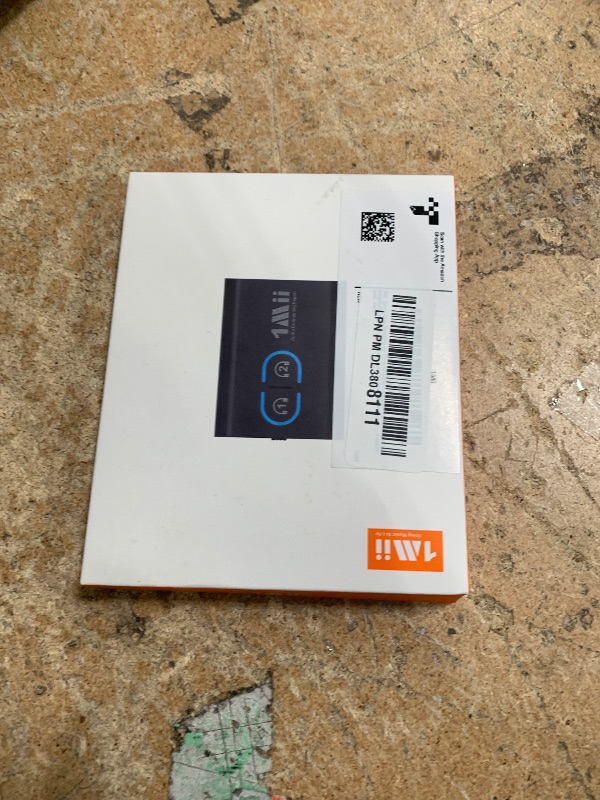 Photo 1 of 1Mii Bluetooth 5.3 Transmitter Receiver for TV to Wireless Headphones, Dual Link AptX Adaptive/Low Latency/HD Audio, Aux Adapter for Home Stereo, Airplane, Boat, Gym