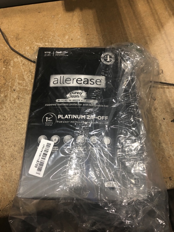 Photo 1 of AllerEase Platinum Zip-Off Top Mattress Protector, King