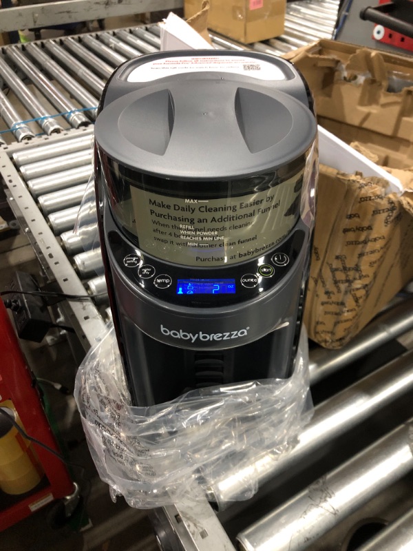 Photo 1 of Baby Brezza New and Improved Formula Pro Advanced Formula Dispenser Machine - Automatically Mix a Warm Formula Bottle Instantly - Easily Make Bottle with Automatic Powder Blending, Charcoal