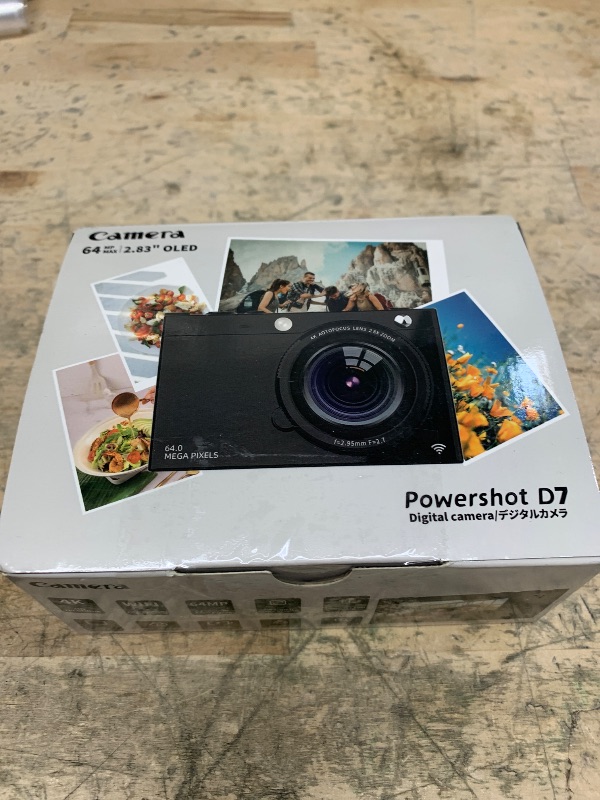 Photo 1 of 4K Digital Camera, 28X Digital Zoom Camera with 2.83In Screen, 64MP Portable Small Camera, Pocket Compact Camera for Boys Girls Teens Students