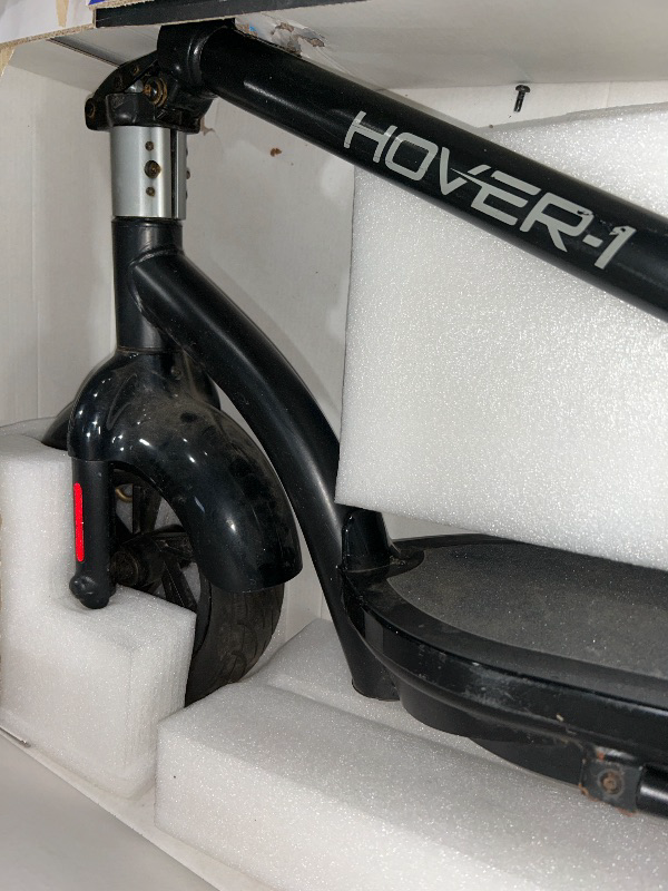 Photo 1 of (NO REFUND SOLD FOR PARTS ONLY) **MISSING INTERNAL PARTS**Hover-1 Alpha 2.0 Foldable Electric Scooter with 450W Brushless Motor, 18 mph Max Speed, 10” Air-Filled Tires and 12 Mile Range