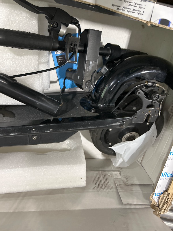 Photo 1 of (NO REFUND SOLD FOR PARTS ONLY) **MISSING INTERNAL PARTS**Hover-1 Alpha 2.0 Foldable Electric Scooter with 450W Brushless Motor, 18 mph Max Speed, 10” Air-Filled Tires and 12 Mile Range
