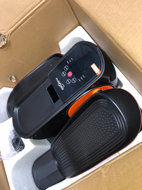 Photo 1 of Under Desk Elliptical Machine, Ellipse Leg Exerciser as Seen on Tv for Seniors Adults with 12 Adjustable Speed, Quiet & Portable Seated Pedal Exerciser with Remote Control & Non-Slip Foot Straps