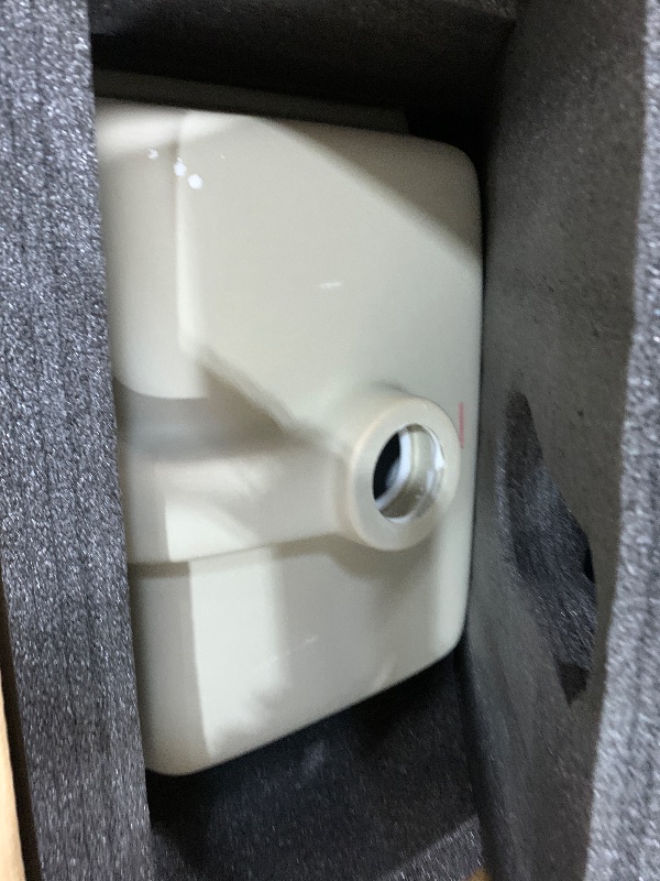 Photo 1 of 16in Undermount Bathroom Sink Rectangular, 13.7" x 9.8" (internal) Small Vessel Sink Rectrangle Undermount Bathroom Sink White Ceramic Lavatory Vanity Vessel Sink with Overflow