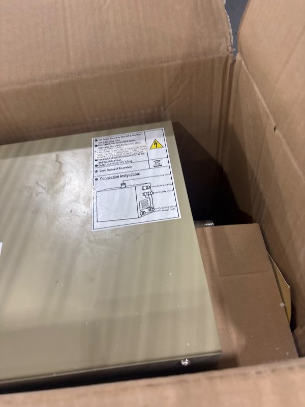 Photo 1 of CGOLDENWALL 12KW Commercial Self-Draining Steam Generator Shower System Home Steam Bath Spa Generator 30 min to 12 Hours with Auto Drain 95-131? for Suitable Space Heating 12 m³/424 Cubic feet (12KW)