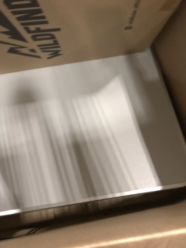 Photo 1 of WildFinder Camping Table, Folding Camping Table with Storage, Lightweight & Portable, 3 Heights Adjustable Folding Table for BBQ, Camping, Picnic and Indoor Use, Grey