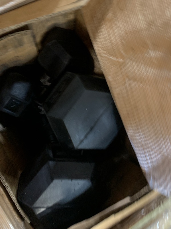 Photo 1 of *boxes A,B & C INCLUDED** CAP Barbell 50lb Coated Hex Dumbbells, 25x2, Part of 150lb Set