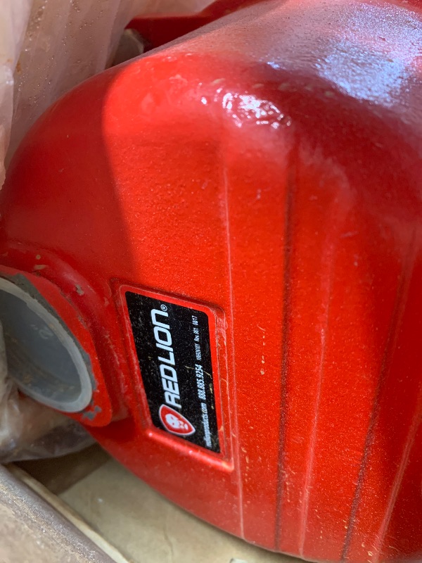 Photo 1 of *UNABLE TO TEST*Red Lion RL-SPRK150 115/230 Volt, 1.5 HP, 71 GPM Cast Iron Sprinkler/Irrigation Pump with Thermoplastic Impeller, Red, 97101501