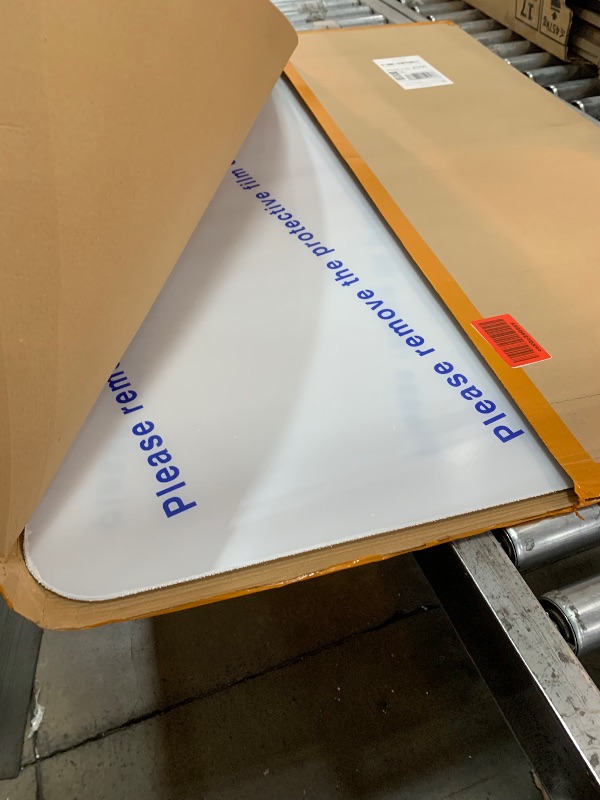 Photo 1 of [Upgraded Version] Crystal Clear 1/5" Thick 47" x 35" Heavy Duty Hard Chair Mat, Can be Used on Carpet or Hard Floor