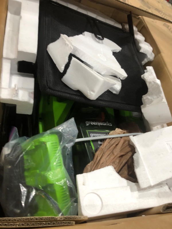 Photo 1 of **Pre Opened**Pre Used***Greenworks 48V (2 x 24V) 17" Cordless (Push) Lawn Mower (125+ Compatible Tools), (2) 4.0Ah Batteries and Dual Port Rapid Charger Included