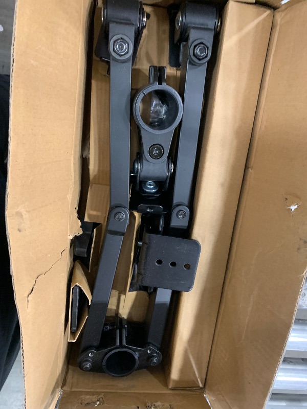 Photo 1 of MOUNT PRO Triple Monitor Mount, Monitor Stand fits 3 Screens up to 32 inch, 17.6 lbs Each, Fully Adjustable Stacked Monitor Stand for 3 Monitors, Monitor Desk Mount, VESA Mount, C clamp/Grommet Base