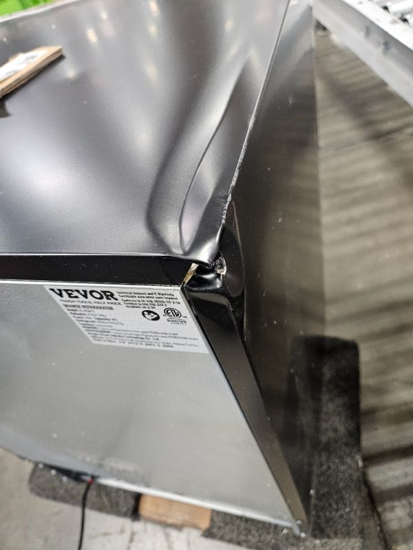 Photo 1 of VEVOR 24 Inch Under Counter Drawer Refrigerator, Stainless Steel Dual Drawer Fridge with Temperature Control, Outdoor Refrigerator with Powerful Compressor & LED Display, Fit for Home, Office, etc.