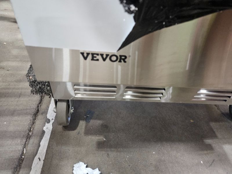 Photo 1 of VEVOR 24 Inch Under Counter Drawer Refrigerator, Stainless Steel Dual Drawer Fridge with Temperature Control, Outdoor Refrigerator with Powerful Compressor & LED Display, Fit for Home, Office, etc.