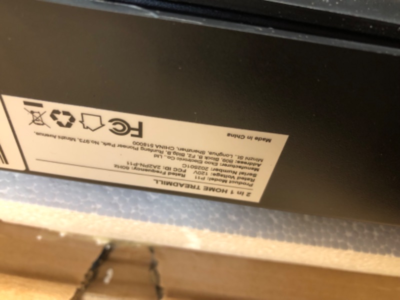 Photo 1 of ***INCOMPLETE - UNABLE TO TEST - SEE COMMENTS***
Acezoe Walking Pad Treadmill with Incline, 2 in 1 Folding Treadmills for Home Small Office, 300lbs Portable Compact Under Desk Treadmill with LED Display and Apps