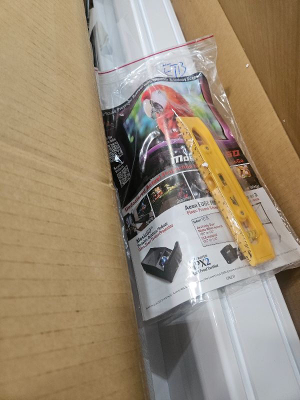 Photo 1 of ***FINAL SALE/SCREEN RIPPED/PARTS ONLY ITEM*** Elite Screens Evanesce Tab-Tension B CineGrey 5D, 126-inch 16:9, in Ceiling Concealed Electric Motorized Drop Down Projector Screen w Ambient Light Rejecting CG5D Projection Material, ETB126HD5-E10
***LENGTH 
