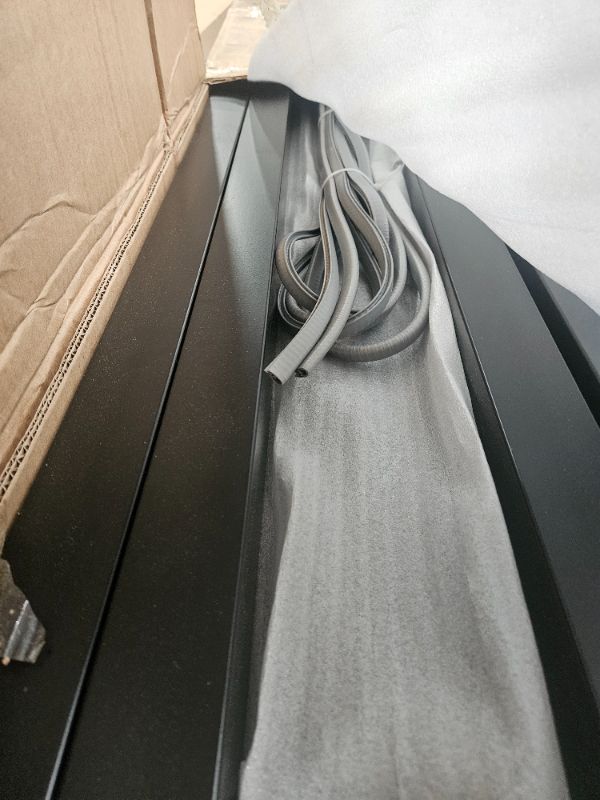 Photo 1 of ** Incomplete set only box A included, FINAL SALE ** GARVEE 13'x20' Heavy Duty Carport with 4 Roll-Up Doors & Windows, Waterproof Canopy, for Pickup & Boat, Silver Grey