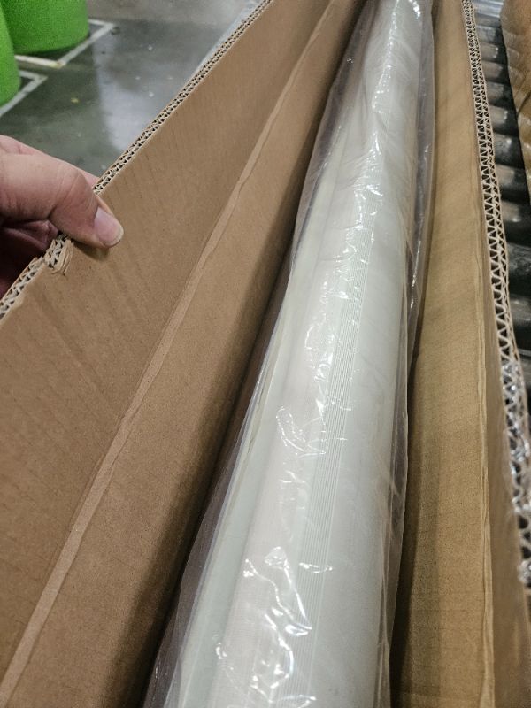 Photo 1 of 74-in White Blackout Cordless Roller shade Shade