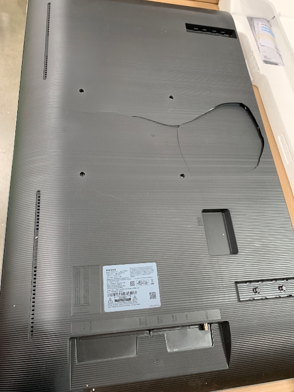 Photo 1 of ** Back Panel is cracked, Final sale ** SAMSUNG 43-Inch Class Crystal UHD 4K DU7200 Series HDR Smart TV w/Object Tracking Sound Lite, PurColor, Motion Xcelerator, Mega Contrast, Q-Symphony (UN43DU7200, 2024 Model)
