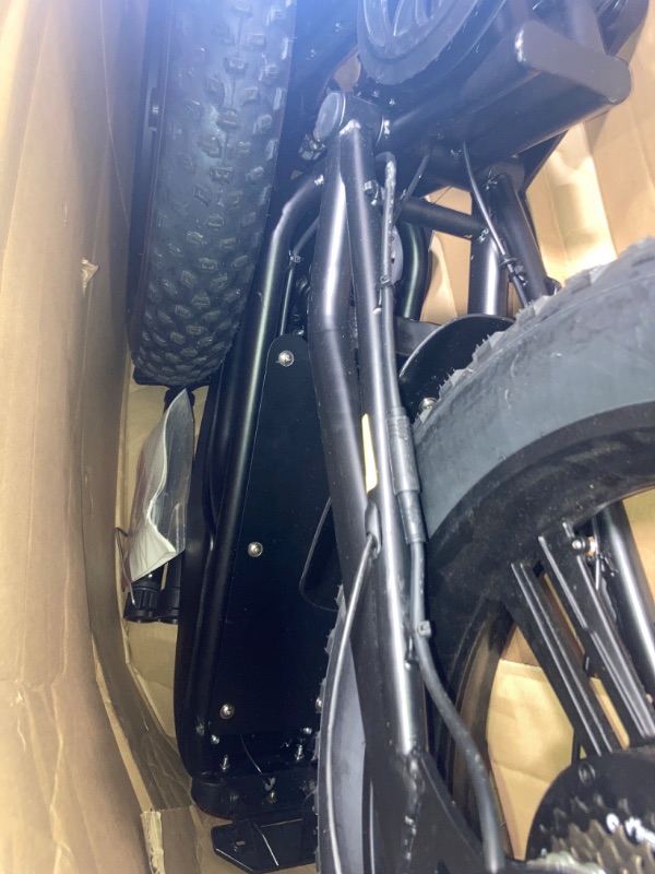 Photo 1 of FINAL SALE * for parts only * Windone E2 Electric Bike for Adults, Full Suspension, 48V13Ah Removable Battery, Up to 28MPH & 46.6 Miles (PAS), 750W Ebike with All-Terrain 4.0" Fat Tires, Cruise Control, UL Certified, Moped E-Bike