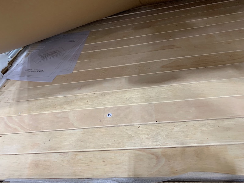Photo 3 of ** Incomplete set, Final Sale ** Ball & Cast Upholstered Twin Size Daybed with Trundle, Sofa Bed Frame with Wave-Shaped Back & Arm & Wood Slat Support, No Box Spring Needed, Beige