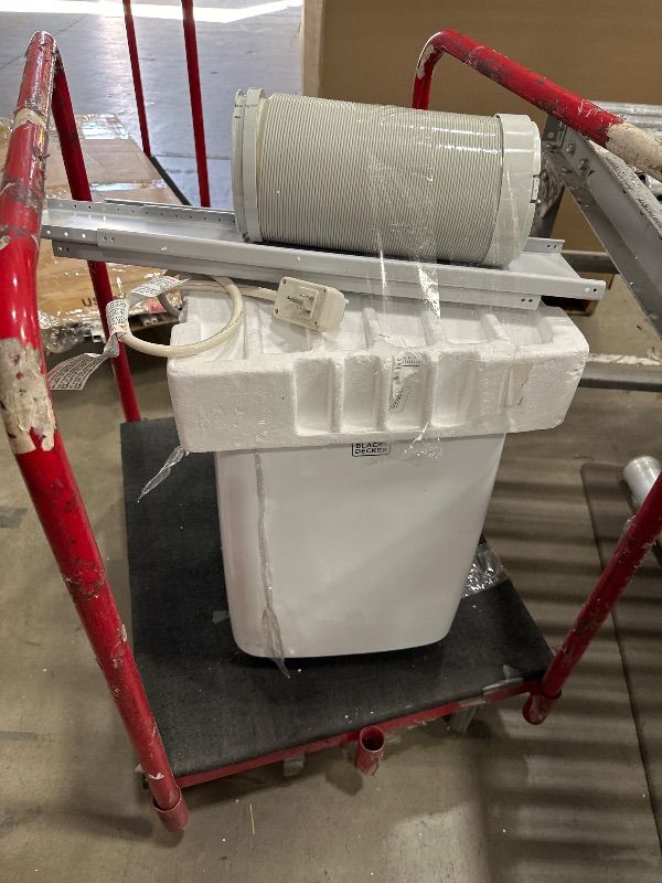 Photo 1 of ** FOR PARTS ONLY ** 
BLACK+DECKER 10,000 BTU Portable Air Conditioner up to 450 Sq. with Remote Control, White