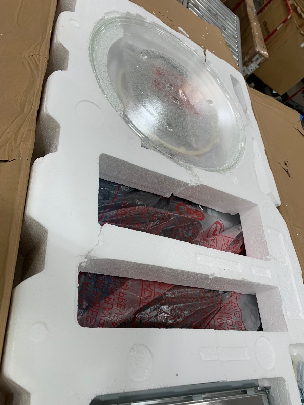 Photo 1 of 24 Inch Built-in Microwave and Convection Oven Combination, ThermoMate 1.6 Cu. Ft. Wall Oven Microwave Combos, 1000 Watt Power, Sensor Cook, Touch Control LCD Display, Stainless Steel Finish