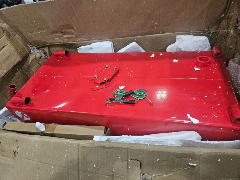 Photo 1 of VEVOR 30 Gallon Fuel Caddy, Portable Fuel Storage Tank Container with Electric Pump Wheels 23.5 L/min, 180W Fuel Transfer Storage Tank for Diesel Lubricating Oil Machine Oil Car Boat Motorcycle