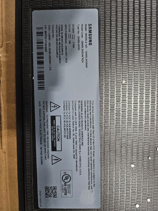 Photo 1 of SAMSUNG 55-Inch Class QLED 4K LS03D The Frame Series Quantum HDR Smart TV w/Dolby Atmos, Art Mode, Anti-Reflection, Customizable Frame, Slim Fit Wall Mount with Alexa Built-in (QN55LS03D, 2024 Model)