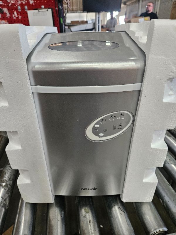 Photo 1 of **Parts Only** NewAir 28-lbs. Ice Per day Countertop or portable Bullet Ice Maker ( Silver )