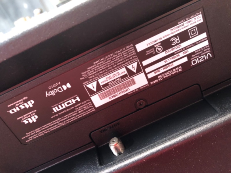 Photo 1 of ***USED - MISSING LEGS - SCRATCHED - POWERS ON - UNABLE TO TEST FURTHER - SEE PICTURES***
VIZIO 40-inch Full HD 1080p Smart TV with DTS Virtual: X, Alexa Compatibility, Google Cast Built-in, Bluetooth Headphone Capable, (VFD40M-08 New)