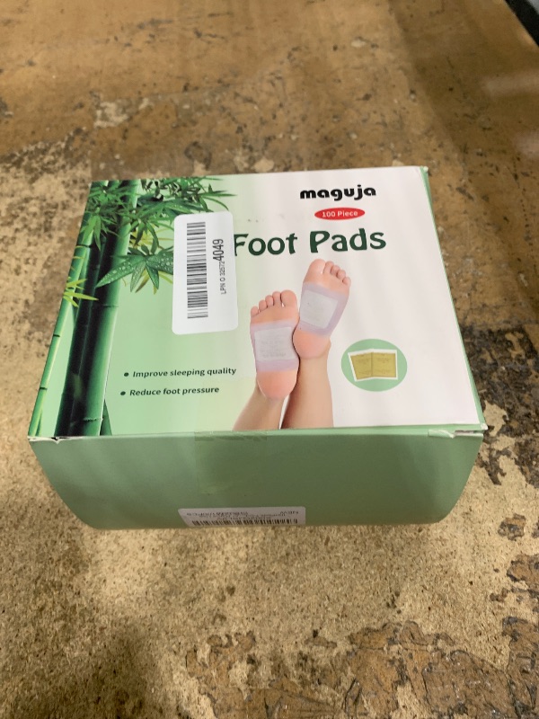 Photo 1 of 100Pads Foot Pads | Natural Bamboo Vinegar Ginger Powder Foot Pads | Deep Cleansing Foot Paches for Stress Relief, Better Sleep Suitable for Travel or Home Use