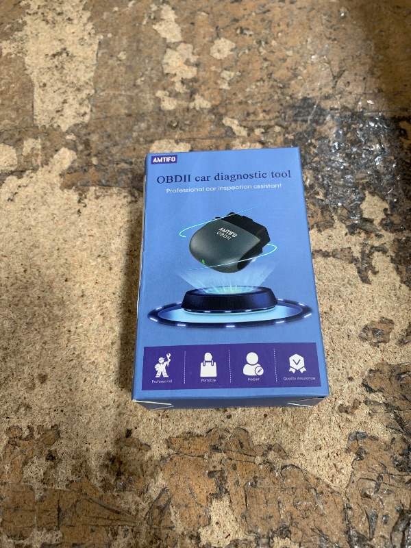 Photo 1 of AMTIFO Bluetooth OBD2 Scanner Wireless - Auto-Connect, Clear Engine Codes, Live Data & Performance Monitoring, Works with iOS/Android - Vehicle Diagnostic Tool for Car Owners & DIY Enthusiasts