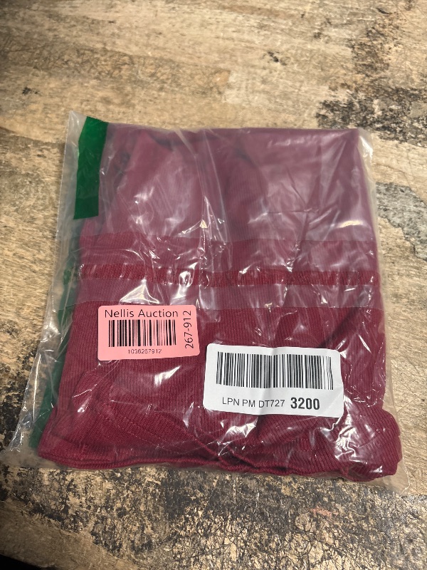 Photo 1 of ANRABESS Women Short Sleeve Crewneck Ribbed Knit Slim Fitted Shirts Summer Tops Basic Tee T-Shirt Undershirt 2025 Clothes Burgundy Large