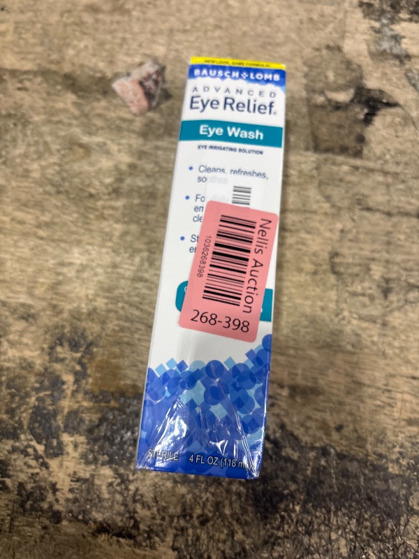 Photo 1 of Bausch + Lomb Advanced Eye Relief Wash, Irrigating Solution for Soothing & Refreshing Eyes, 4 Fl Oz (Pack of 6)