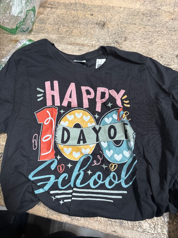 Photo 1 of 100th Day of School Teachers Kids Child Happy 100 Days T-Shirt M
