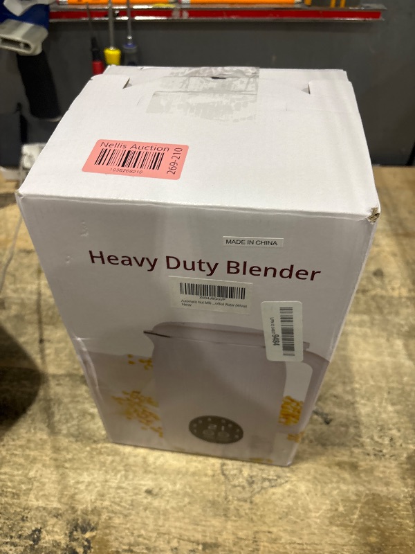 Photo 1 of 8-in-1 Automatic Soy Nut Milk Maker,40oz Soy Milk Maker for Homemade Almond,Oat,Soy Milk,Rice Paste,Complementary Food,Juice,Milk Maker Machine with Delay Start/Keep Warm/Self Clean/Boil Water (White)