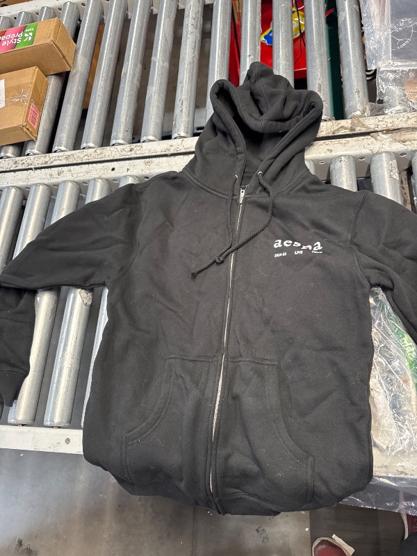 Photo 1 of aespa Official SYNK PARALLEL LINE World Tour Merch Collection Dateback Zip-Up Hoodie