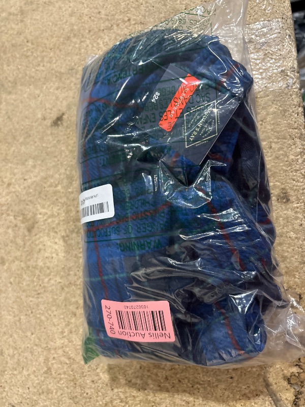 Photo 1 of St. John's Bay Mens Red Tartan Plaid Fleece Sleep Pants Pajama Bottoms X-Large-blue 