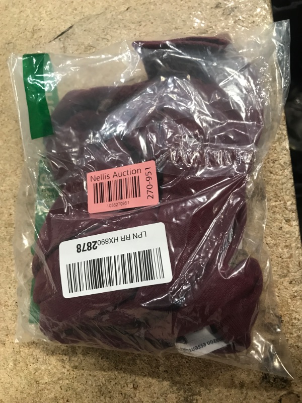 Photo 1 of Amazon Essentials Unisex Toddlers' Uniform Cotton V-Neck Sweater, Burgundy Heather, 4T