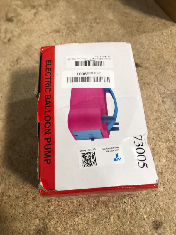 Photo 1 of Anordsem Balloon Air Pump Electric: Balloon Inflator Portable for All Balloons at Home - Rose Red Blower Machine Dual Nozzle for Party Balloon Arch Kit Stand Birthday DIY Decoration