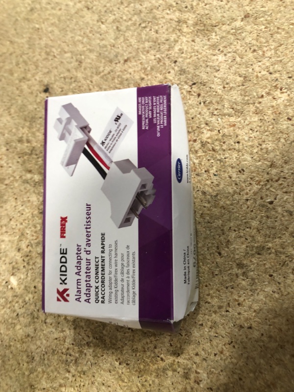 Photo 1 of Kidde Quick Connect Smoke Detector Adapter Plug, Smoke Alarm Wiring Harness, Compatible with Kidde Hardwired Smoke, Carbon Monoxide, & Combination Smoke & Carbon Monoxide Detectors