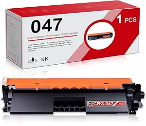 Photo 1 of 047 Black 1-Pack Toner Cartridge Replacement for Canon CRG047 ImageCLASS MF113W LBP113W MF110/LBP110 Series Printers ( up to 2,000 pages 