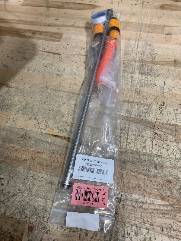 Photo 1 of 29'' Metal Replacement Sprayer Wand,1/4" & 3/8" Brass Barb Universal Sprayer Wand with Shut off Valve, Stainless Steel Spray Wand with 1/2" & 3/8" Hose Quick Connectors, 2 Hose Clamps, 1 Tape