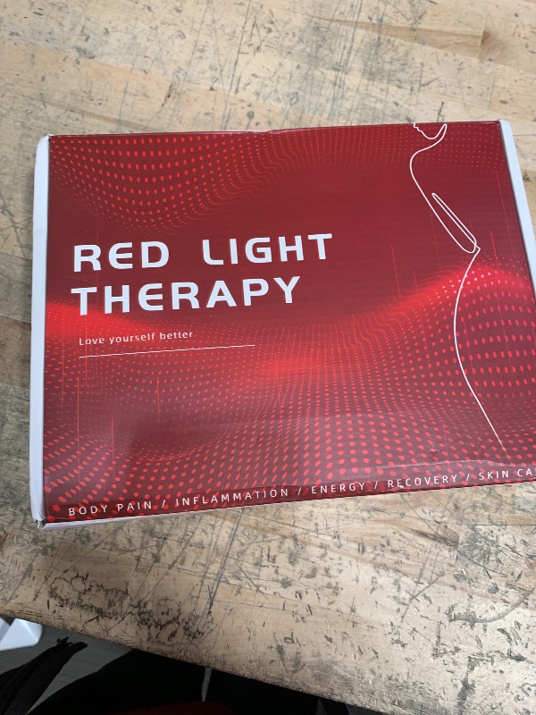 Photo 1 of Red Light Therapy Infrared Light Therapy Wrap Belt for Body Pain Relief Wearable Large Pad for Waist Back Stomach Muscle Repair, Decrease Inflammation, Speed Healing LED 660nm&850nm with Controller