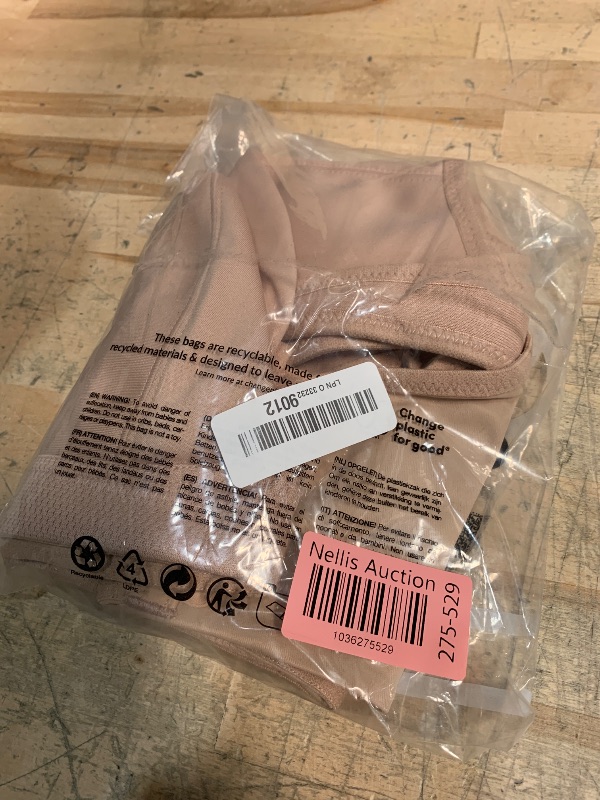 Photo 1 of Full Figure Plus Size No-Bounce Camisole Sports Bra Wirefree #1066 Café