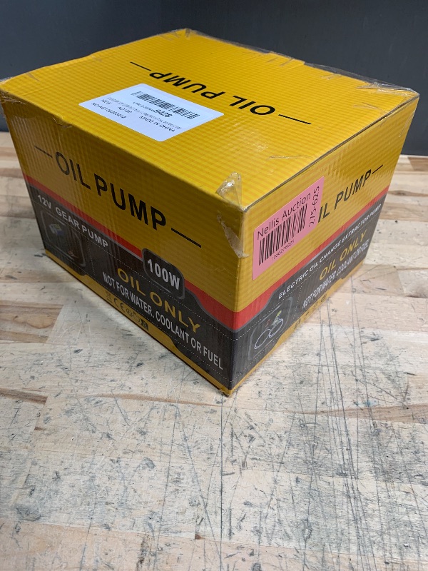 Photo 1 of AIGMISON 12V 100W Engine Oil Pump, Electric Oil Change Extractor Pump, Diesel Extractor Pump Equipped With 3 Pipes-Low Noise